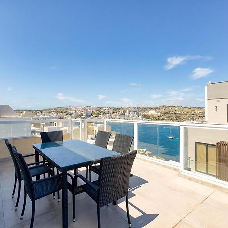 Lux Sea Front Penthouse With Breathtaking Views In St Pauls By 360 Estates Apartment Сейнт Полс Бей Екстериор снимка